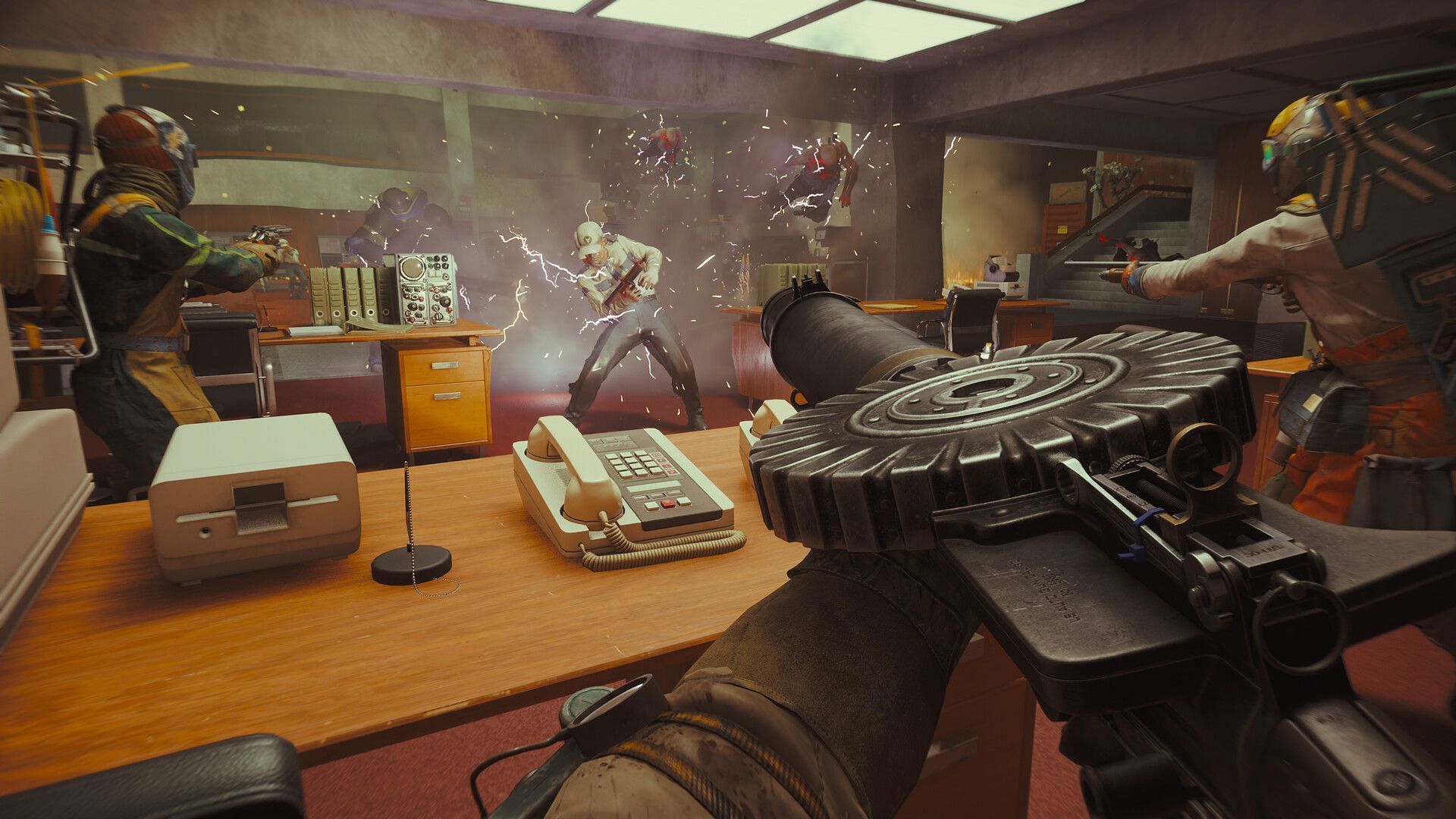 The RTX 5080 runs FBC Firebreak at the highest settings (Image via Remedy Entertainment)
